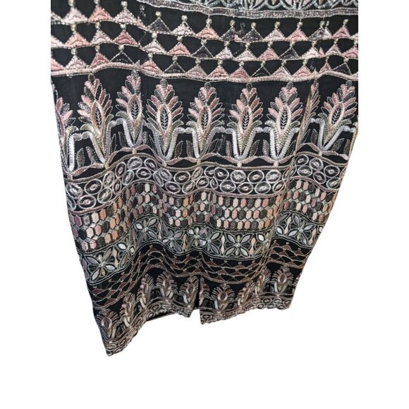 NEW Frank Lyman Gunmetal Blush Cocktail Dress - Picture 10 of 16